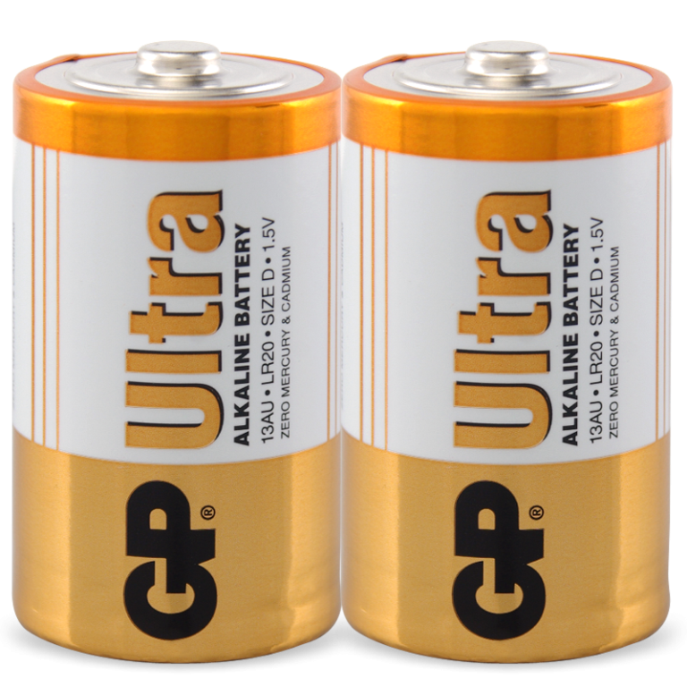 GP 1.5V Ultra Alkaline D Battery Bulk Powercell