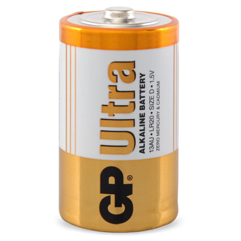 GP 1.5V Ultra Alkaline D Battery Bulk Powercell