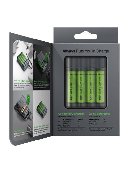 AA Battery Powered Power Bank